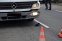 Pklemm Fahrer ueberrollt vom eigenen LKW Verstorben Koeln Dellbrueck Paffratherstr Walterstr P17